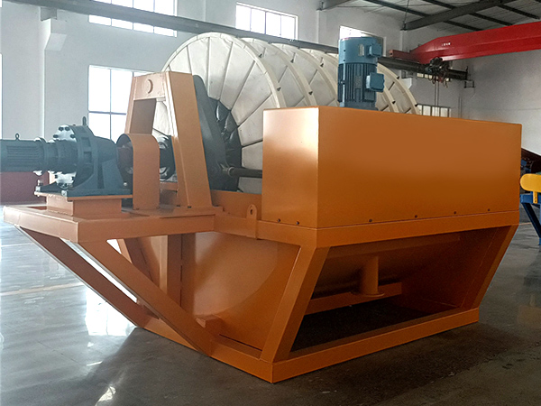 Continuous rotary disk filter