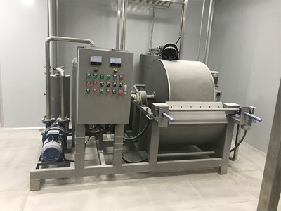 Small rotary drum filter