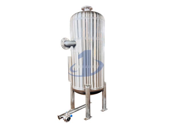 Air liquid separator for rotating drum filter
