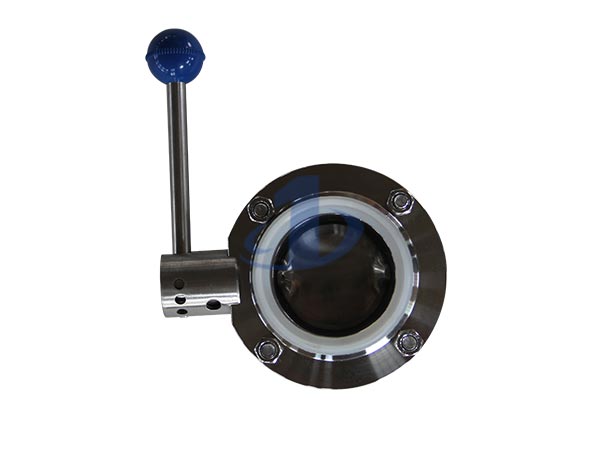 304 stainless steel quick-install butterfly valve