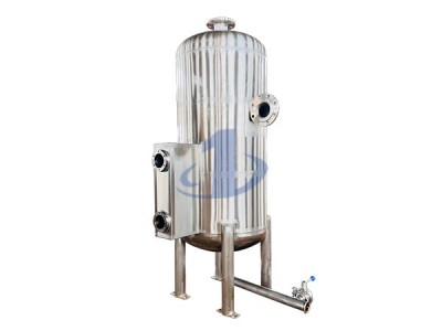 Air liquid separator for rotating drum filter