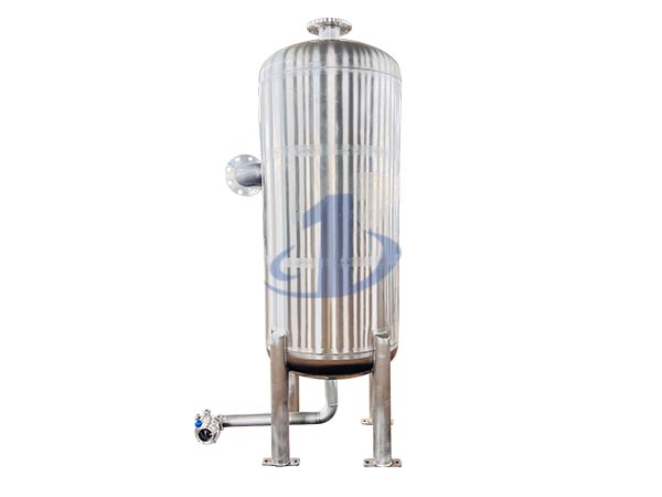 Air liquid separator for rotating drum filter
