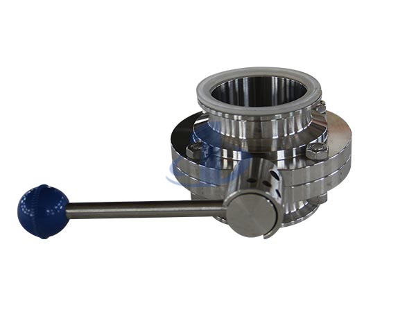 304 stainless steel quick-install butterfly valve